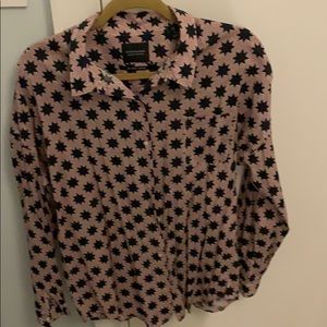 Scotch & Soda Patterned Button-Down Blouse